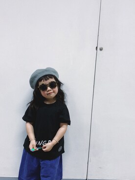 「Mia   （ミア）のアイテム（トップス）」を使った、mammamiaさん（レディース・90cm）の春コーディネート