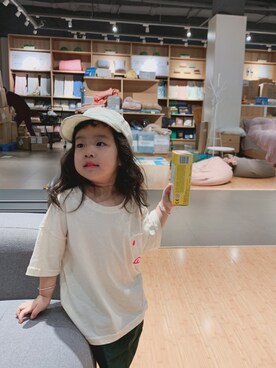 「Mia   （ミア）のアイテム（トップス）」を使った、mammamiaさん（レディース・90cm）の春コーディネート