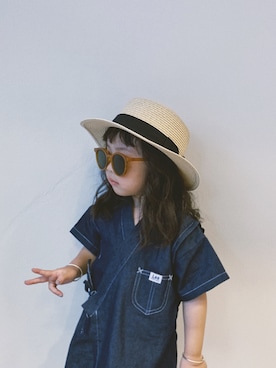 「Mia   （ミア）のアイテム（トップス）」を使った、mammamiaさん（レディース・90cm）の夏コーディネート