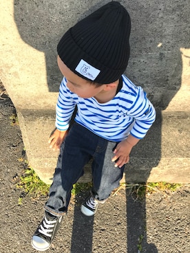 みーくんさん（キッズ・90cm）の春コーディネート