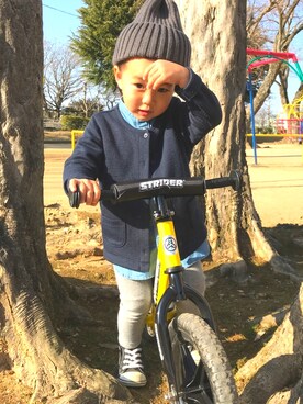 みーくんさん（キッズ・90cm）の春コーディネート