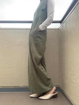「CLANE（クラネ）のアイテム（オールインワン・サロペット）」を使った、nico＊さん（レディース・168cm）の春コーディネート