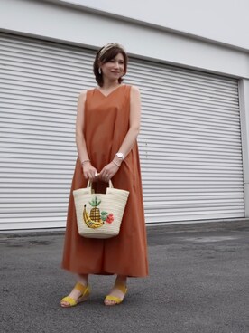 「accommode」｜「アイテム（ワンピース/ドレス）」を使った、tomomieさん（レディース・162cm）の夏コーディネート