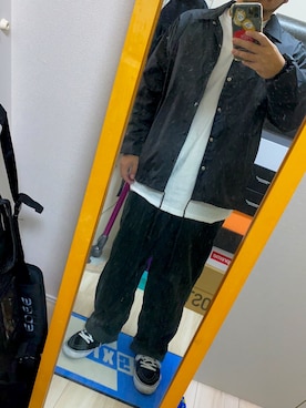 「CDG（シーディージー）のアイテム（ジャケット/アウター）」を使った、ゆーいさん（メンズ・173cm）の秋コーディネート