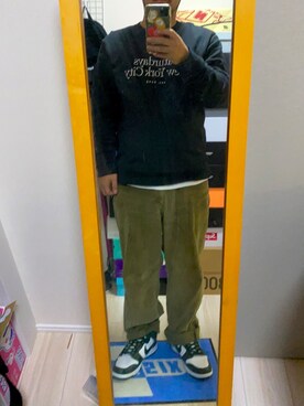 「Saturdays NYC（サタデーズ ニューヨークシティ ）のアイテム（スウェット）」を使った、ゆーいさん（メンズ・173cm）の秋コーディネート