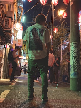 「CONVERSE TOKYO（コンバーストウキョウ）のアイテム（シューズ）」を使った、佐藤恭平さん（メンズ・172cm）の秋コーディネート