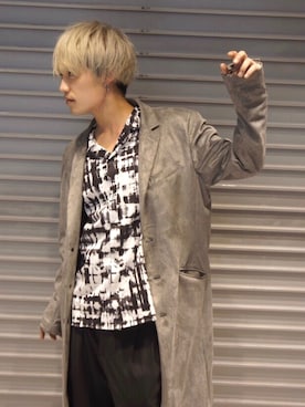 「FUGA（フーガ）のアイテム（ジャケット/アウター）」を使った、kazuさん（メンズ・163cm）の秋コーディネート