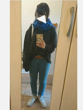 メガネカンパニーさん（レディース・165cm）の秋コーディネート