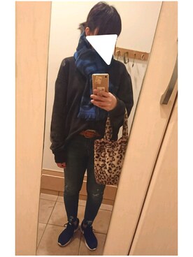 メガネカンパニーさん（レディース・165cm）の秋コーディネート