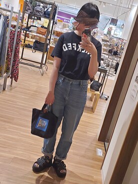 メガネカンパニーさん（レディース・165cm）の夏コーディネート