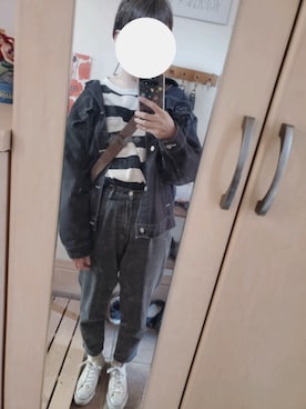 「アイテム（ブルゾン）」を使った、メガネカンパニーさん（レディース・165cm・30代）の秋コーディネート