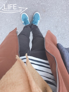 「SUUNTO（スント）のアイテム（アナログ腕時計）」を使った、Kamiumeさん（レディース・160cm）の秋コーディネート