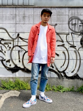 石田慎弥さん(メンズ・171cm)の春コーディネート