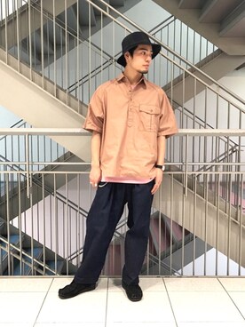 石田慎弥さん（メンズ・171cm）の春コーディネート