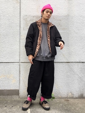 石田慎弥さん(メンズ・171cm)の秋コーディネート