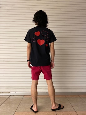 「GOOD OL'（グッドオル）のアイテム」を使った、石田慎弥さん（メンズ・171cm）の春コーディネート