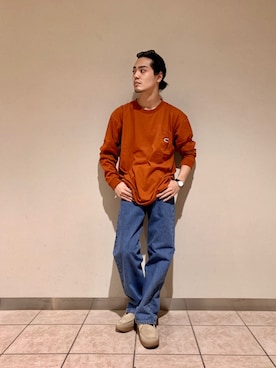 石田慎弥さん(メンズ・171cm)の秋コーディネート