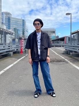 石田慎弥さん(メンズ・171cm)の夏コーディネート