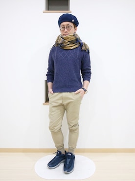 カトウトモタカさん（メンズ・164cm）の冬コーディネート