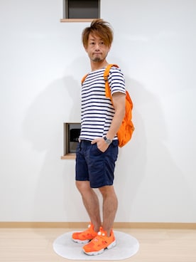 カトウトモタカさん（メンズ・164cm）の夏コーディネート