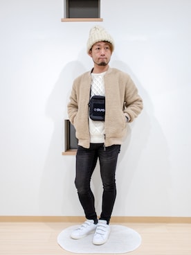 カトウトモタカさん（メンズ・164cm）の冬コーディネート