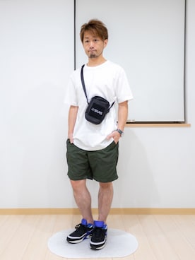 「FREAK'S STORE（フリークスストア）のアイテム（腕時計）」を使った、カトウトモタカさん（メンズ・164cm）の夏コーディネート