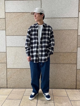 「THE SHINZONE（ザ　シンゾーン）のアイテム」を使った、KUBO FUMIYAさん（メンズ・172cm）の夏コーディネート