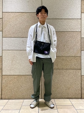 「RECOMMEND  ITEM STYLING」｜「アイテム（サンダル）」を使った、KUBO FUMIYAさん（メンズ・172cm）の夏コーディネート