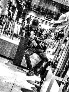 「8seconds（エイトセカンズ）のアイテム（帽子）」を使った、칠전팔기さん（メンズ・165cm）の冬コーディネート