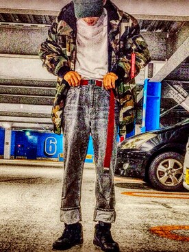 「8seconds（エイトセカンズ）のアイテム（帽子）」を使った、칠전팔기さん（メンズ・165cm）の秋コーディネート