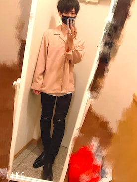「沖縄」｜「アイテム（ブーツ）」を使った、kenta.uさん（メンズ・168cm）の秋コーディネート