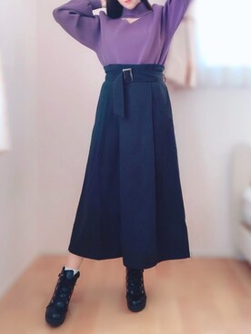 るんさん（レディース・162cm）の冬コーディネート