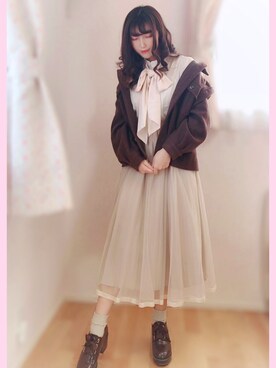 るんさん（レディース・162cm）の冬コーディネート