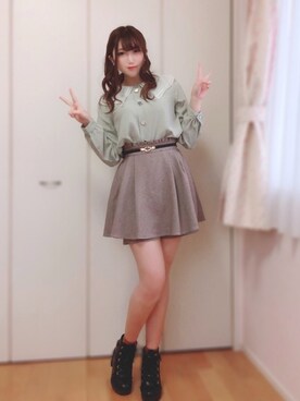 るんさん（レディース・162cm）の冬コーディネート