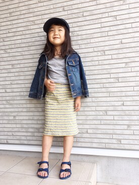 「ボーイッシュ」｜いちあもさん（キッズ・110cm）の夏コーディネート