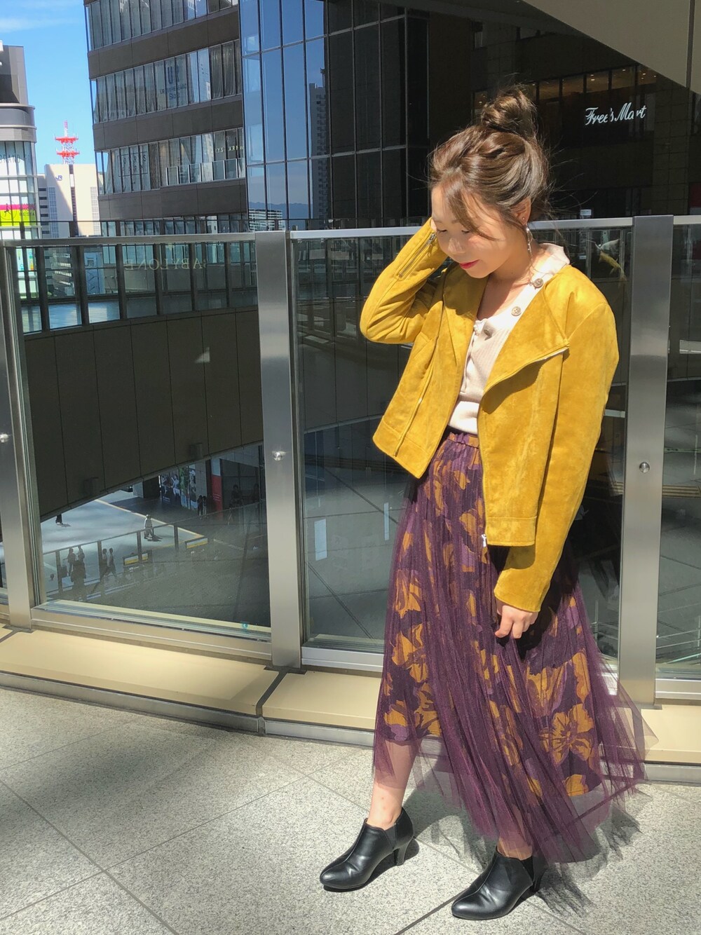 FREE’S MART STAFFさん（レディース・160cm）の秋コーディネートの1枚目の写真