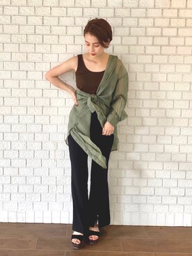 FREE’S MART STAFFさん（レディース・160cm）の夏コーディネート