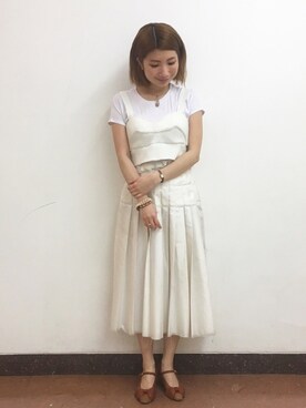 「MIRIAM HASKELL（ミリアムハスケル）のアイテム」を使った、Ｍayuko   Kuniyoshiさん（レディース・153cm）の春コーディネート