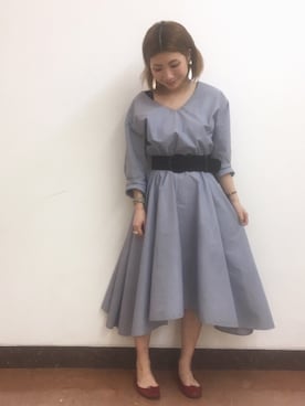 「アイテム（キャミソール、ブラック系）」を使った、Ｍayuko   Kuniyoshiさん（レディース・153cm）の春コーディネート