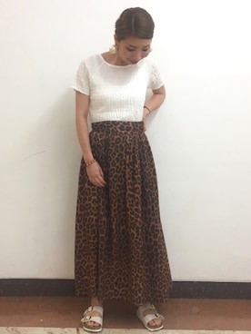 「VALENTINO（ヴァレンティノ）のアイテム」を使った、Ｍayuko   Kuniyoshiさん（レディース・153cm）の夏コーディネート