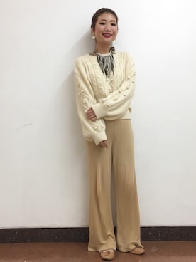 「Repetto（レペット）のアイテム」を使った、Ｍayuko   Kuniyoshiさん（レディース・153cm）の秋コーディネート