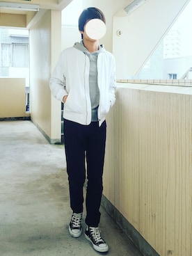 「アイテム（ブルゾン）」を使った、Ryouichiさん（メンズ・173cm・30代）の冬コーディネート