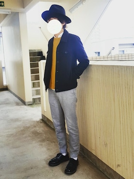 「アイテム（ブルゾン）」を使った、Ryouichiさん（メンズ・173cm・30代）の春コーディネート