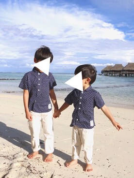 「SOLBOIS（ソルボワ）のアイテム」を使った、chinutsさん（キッズ・120cm）の春コーディネート