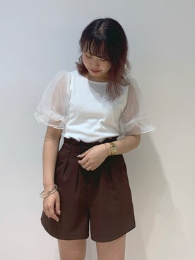 EGAさん（レディース・159cm）の夏コーディネート