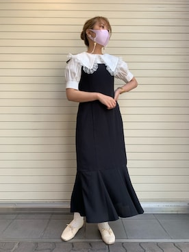 「one after another NICE CLAUP（ワンアフターアナザーナイスクラップ）のアイテム（アクセサリー）」を使った、EGAさん（レディース・159cm）の春コーディネート