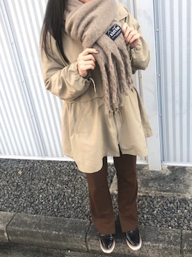 「kastane_ootd」｜「アイテム（ブルゾン）」を使った、_amitié_さん（レディース・158cm）の冬コーディネート