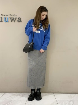 「Legato Largo（レガートラルゴ）のアイテム」を使った、sumiさん（レディース・161cm）の冬コーディネート