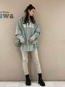 「Legato Largo（レガートラルゴ）のアイテム」を使った、sumiさん（レディース・161cm）の冬コーディネート