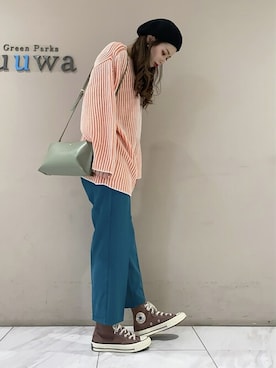 「Petit fleur（プチフルール）のアイテム」を使った、sumiさん（レディース・161cm）の冬コーディネート